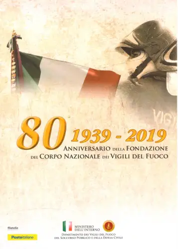 2019 Italien - Republik, Folder - Feuerwehr Nr. 731 - postfrisch **