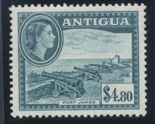 1953-62 Antigua - Stanley Gibbons Nr. 134 - $ 4,80 Blue Slate - MNH **