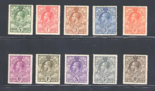 1933 Swasiland, Stanley Gibbons n. 11/20 - MH*