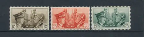 1941 Italien, Deutsch-Italienische Waffenbruderschaft, # 457A/457C, nicht ausgegeben, postfrisch**