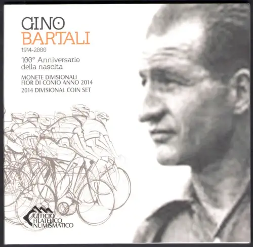 2014 Republik San Marino - Divisionsmünzen - komplette Serie FDC