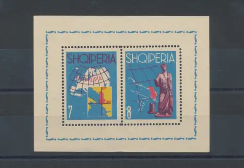 1962 ALBANIEN - Europa im Bogen gedruckt, Bogen Nr. 13, postfrisch **