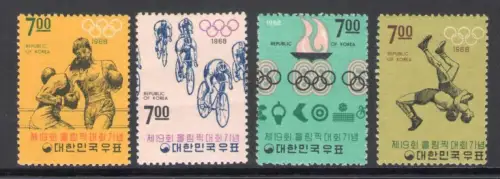 1968 Südkorea - Olympische Spiele Mexiko - Yvert Nr. 504/07 - postfrisch **