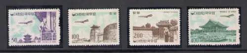 1961 Südkorea - Luftpost - Yvert Nr. 22/25 - Neu ohne Gummi
