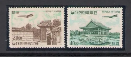 1961 Südkorea - Luftpost - Yvert Nr. 28/29 - Neu ohne Gummi
