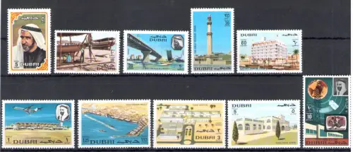 1970 Dubai, SG Nr. 362/71 - Shaikh Rashid bin Said al Maktoum - postfrisch **