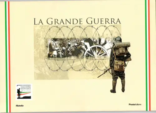 2015 Italien - Republik, Folder - Der Große Krieg - postfrisch **
