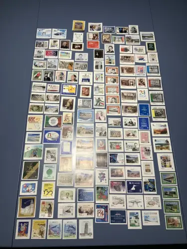 2024 Italien, Republik, 141 Werte + 8 Zettel + 1 Kleinbogen, postfrisch **