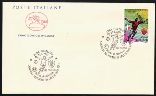 2001 Italien, Rom Italienmeister 2000-01, Unified # 2589, gebraucht