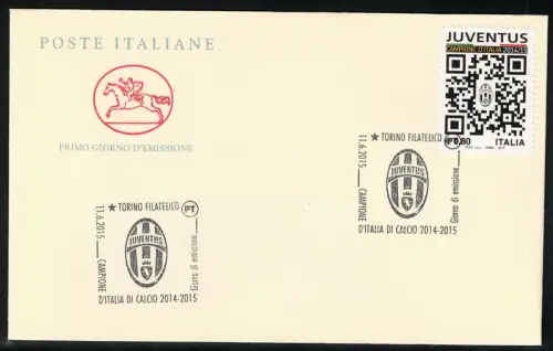 2015 Italien, Juventus Italienischer Meister 2014-15, Unified # 3643, gebraucht