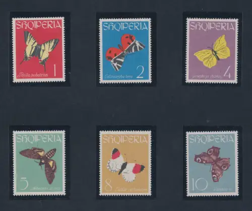 1963 ALBANIEN, Schmetterlinge, Nr. 773Euro78, postfrisch**