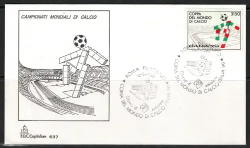 1988 Italien, Ciao Verdino, Sachsen # 1835a, Umschlag FDC