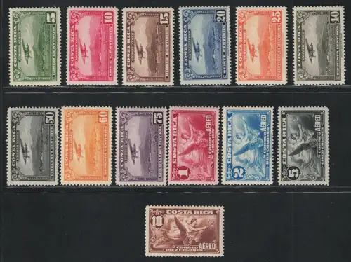 1934 Costa Rica, Luftpost Yvert # 14euro26, MH*