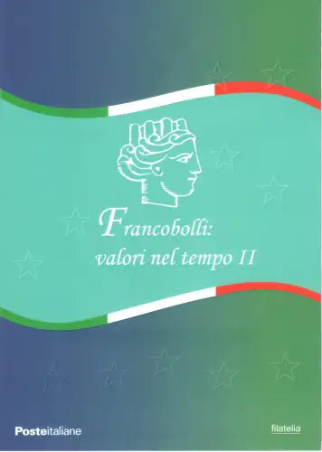2019 Italien, Folder Werte in der Zeit II, Auflage 1200 Exemplare, postfrisch **