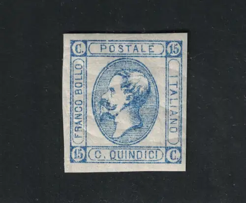 1863 Italien, Bildnis von Vittorio Emanuele II, # 12, Lithographiedruck, postfrisch **