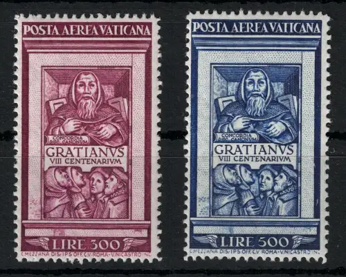 1951 Vatikan, Luftpost, Monaco Graziano, postfrisch **