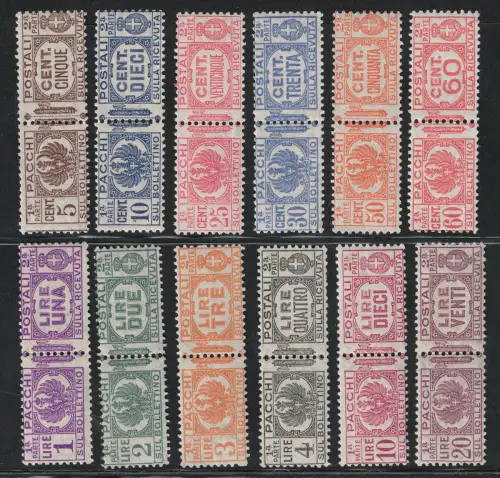 1927-32 Italien, Königreich, Postpakete Adler Savoyen, # 24/35, postfrisch **