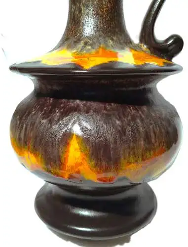 Keramik Vase, Walter Gerhards design "Fat Lava" Nr. 250/35