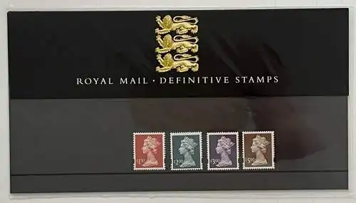 Briefmarken Royal Mail Definitive Stamps Pack 43 Machin High Value 1,5-5£ 1999