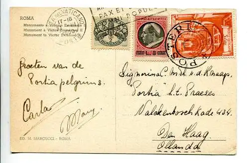 Lire 2 Markenzeichen als gewöhnliche Briefmarke verwendet