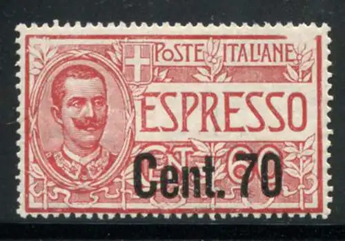 Espresso Cent. 70 von 60 unvollständigen Druck oben