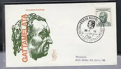 Italien FDC Venedig 1970 Erasmo da Narni reiste nach Italien 906