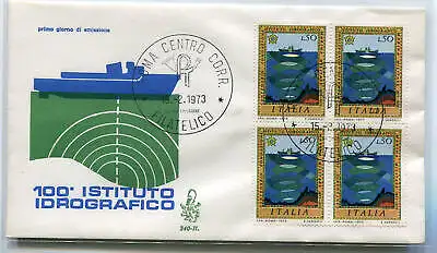 Italien FDC Venedig 1973 Hydrographisches Viertel ungereist