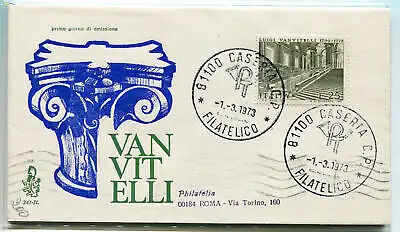 Italien FDC Venedig 1973 Vanvitelli reiste durch Italien