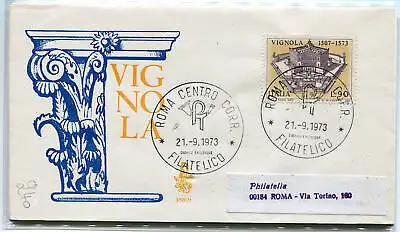 Italien FDC Venedig 1973 Vignola gereist durch Italien