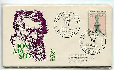 Italien FDC Venedig 1974 Tommaseo reiste durch Italien