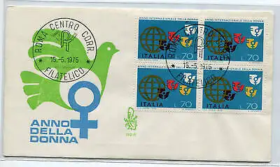 Italien FDC Venedig 1975 Jahr der ungereisten Viertelfrau