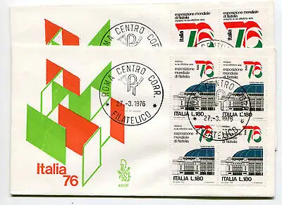 Italien FDC Venedig 1976 Italien '76 Viertel ungereist