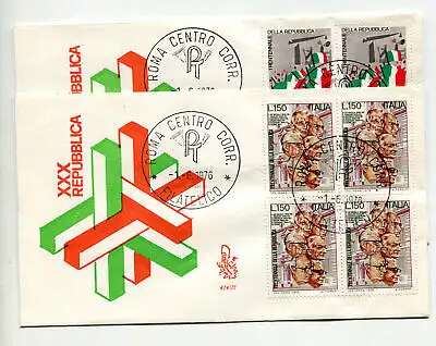 Italien FDC Venedig 1976 XXX Ungereiste Viertelrepublik