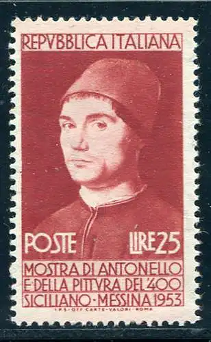 Antonello da Messina filigran DB und Buchstaben 7/10