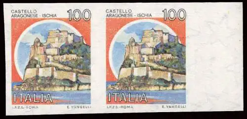 Castelli Lire 100 Sorten horizontales Paar ungezahnt