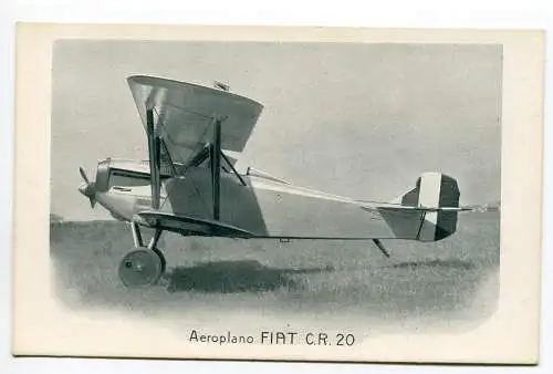 Fiat C.R. 20 - Repräsentative Flugzeugkarte