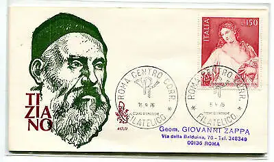 Italien FDC Venedig 1976 Tizian reiste durch Italien