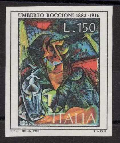 Arte '76 Lire 150 Boccioni Sorte ungezahnt