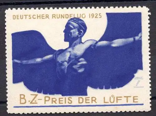 DEUTSCHER RUNDELUG 1925 b z Preis der LUFTE