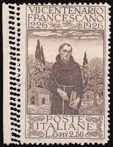 San Francesco Lire 5 Sorten dreifach vertikale Verzahnung