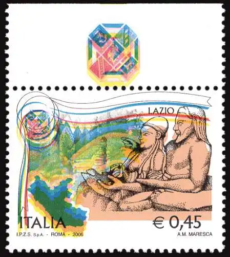 Regionen Italiens 2006 Latium Sorte mit Bandella