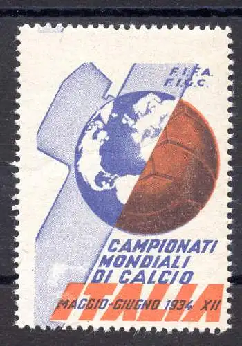 Fußball - Erynophiler Gedenkfeier der Fußballweltmeisterschaft 1934, vorbereitet von FIFA und FIGC