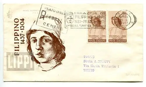 Philippinisches Lippi Paar auf Umschlag Venedig Racc. Vielfalt