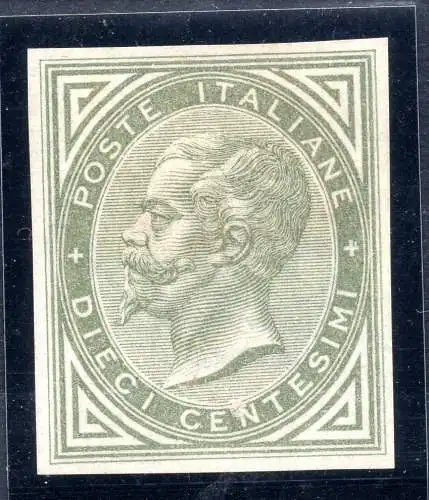 Vitt. Emanuele II Cent. 10 Farbtests