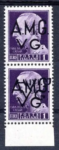 AMG.VG. 1 Teilsorte Doppeldruck lesen - nur 3 bekannte Exemplare