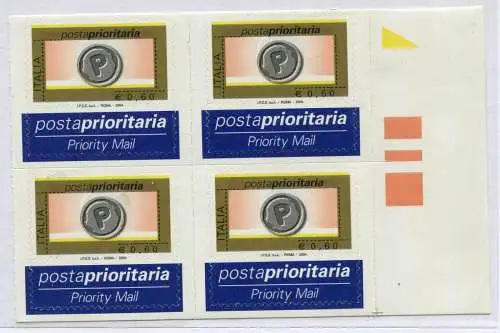 0,60 Euro Priority Post 2004 – stark verschobene Farbvielfalt