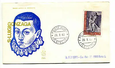 Italien FDC Venetia 1968 Gonzaga reiste nach Italien