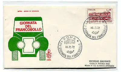 Italia FDC Venetia 1972 Giorn. Philatelie für Italien