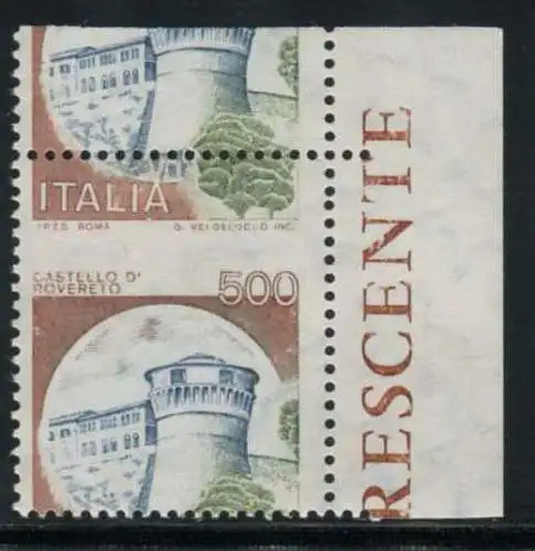 Castelli Lire 500 Sorten Italien oben