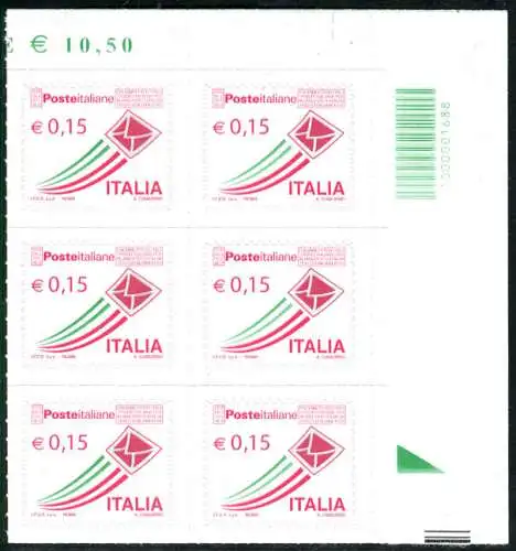 Italienische Post  0,15 Barcode Sorte